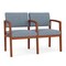 Lesro Lenox 2 Seat Tandem Seating W/ Arm, 44 in W 26 in L 31.5 in H LW2103 - alternate 1